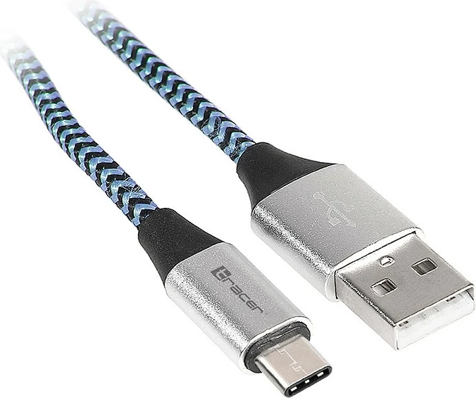 USB kabel USB Type-C na USB Type-A 1 m, črno-modra — Tracer TRAKBK46266