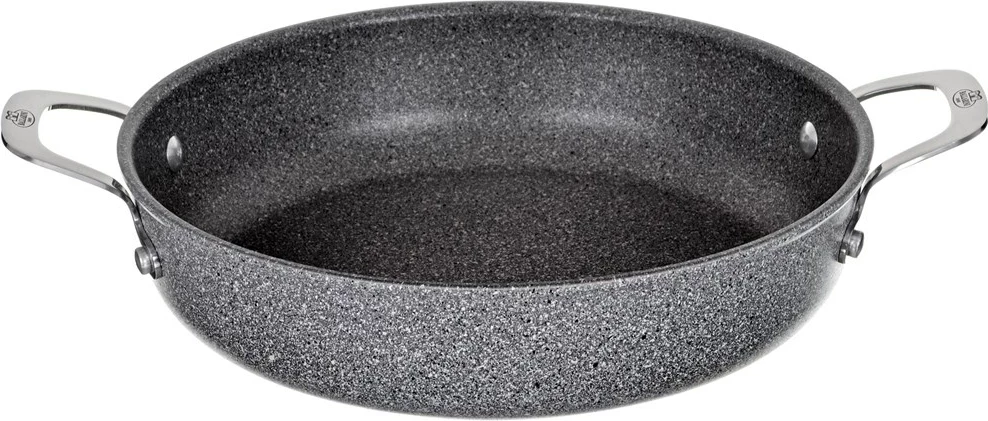 Globoka ponev za indukcijo Ballarini Salina Granitium, 28 cm, siva