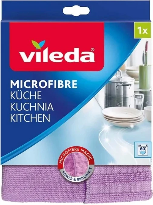 Krpa za kuhinjo Vileda 2in1, lilac
