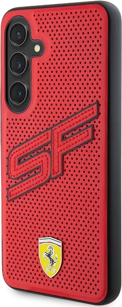 Zaščitni ovitek Ferrari Big SF Perforated za Samsung Galaxy S24+, rdeč