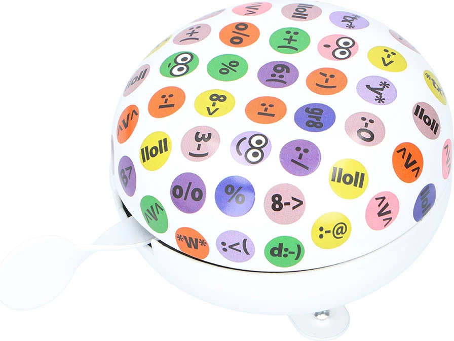 Zvonček za kolo, večbarven Dunlop