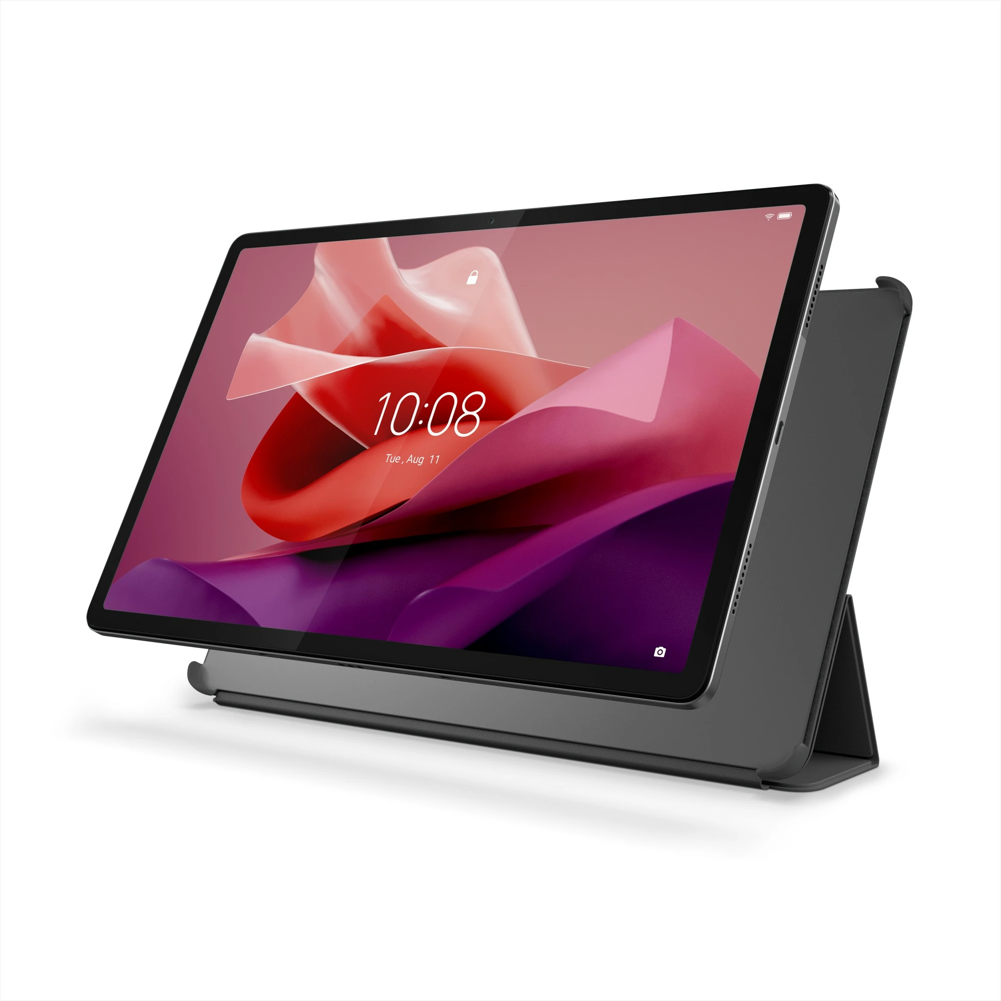 Folio ovitek za Lenovo Tab P12, poliuretan, siv