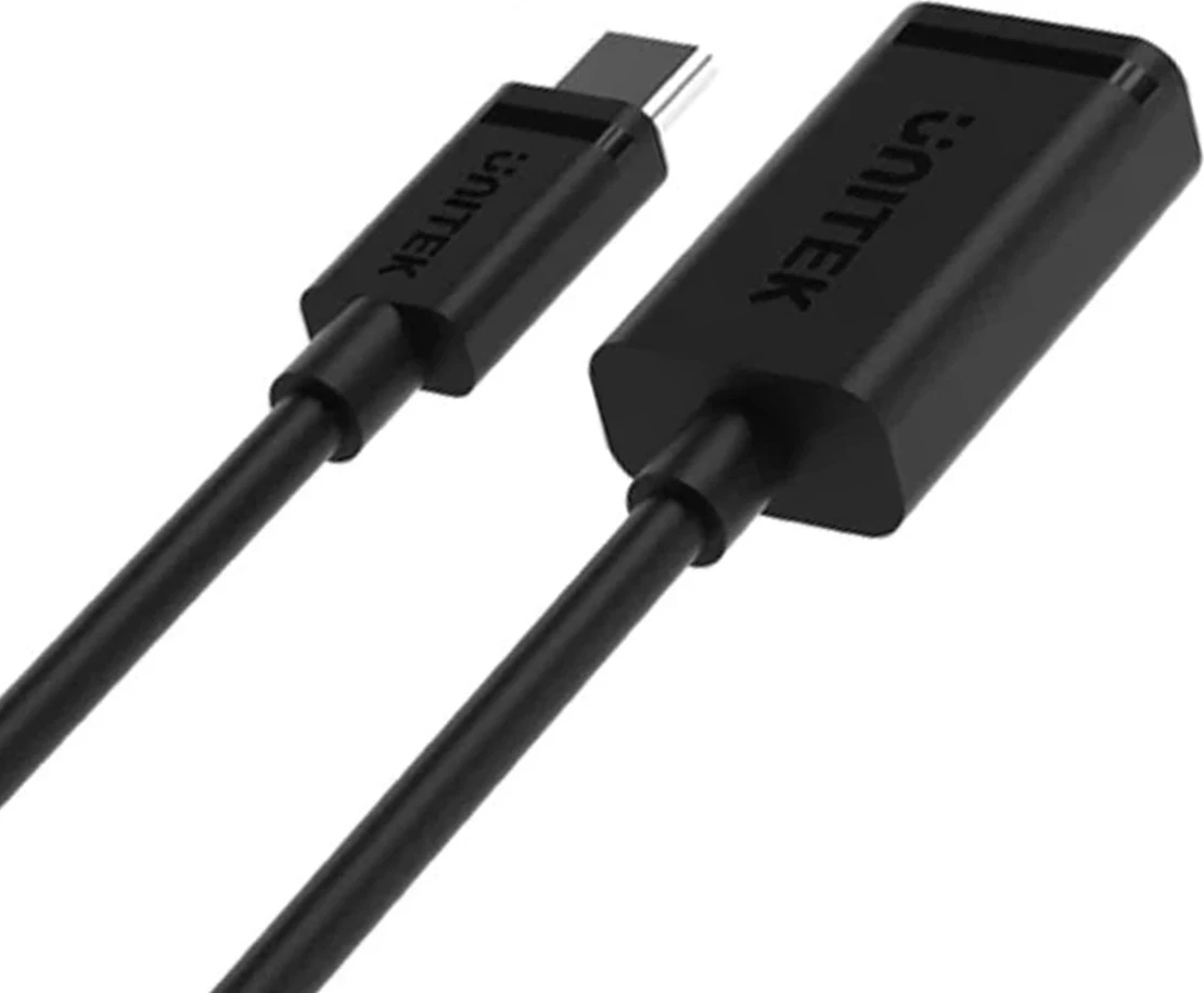 Povezovalni kabel USB-C v USB 3.1 Unitek, črn