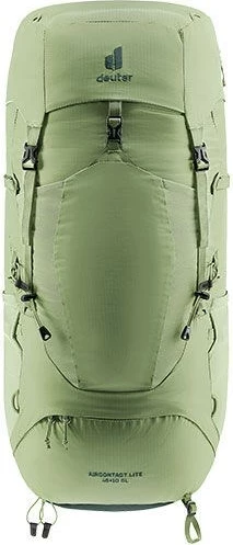 Prostorna pohodniška nahrbtnik Aircontact Lite 45+10 SL, Deuter, za ženske, zelena