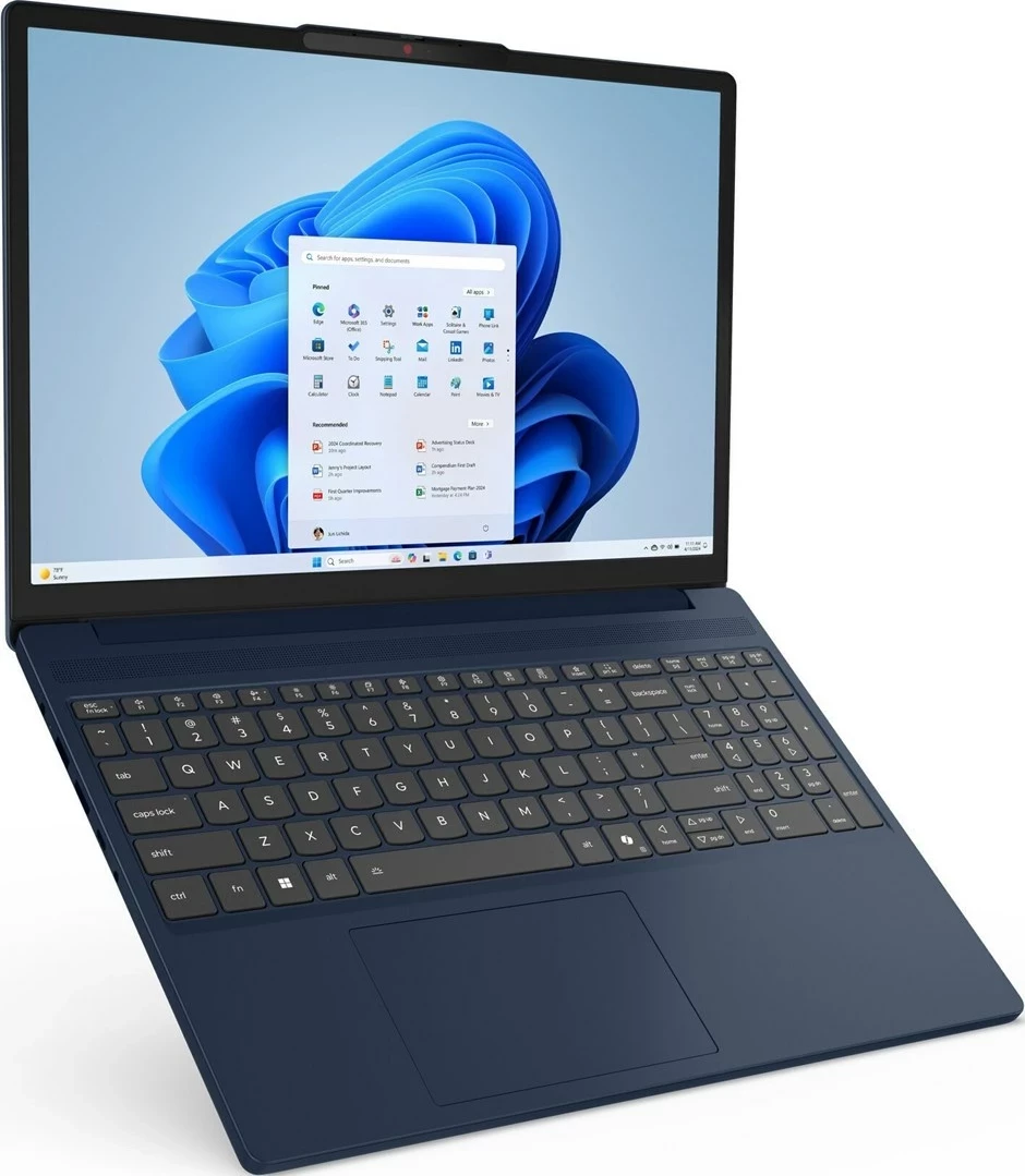 Prenosnik Lenovo IdeaPad Slim 5 15ARP10, AMD Ryzen 5 7533HS, 15,3", 16 GB RAM, 512 GB SSD, Cosmic Blue