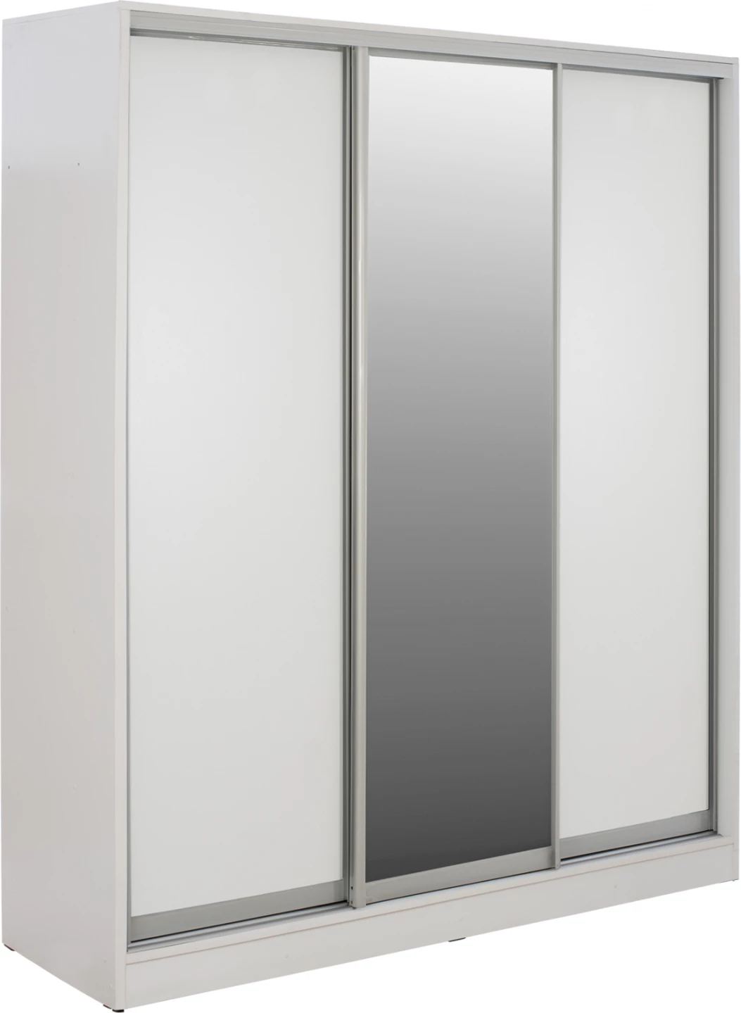 Drsna omara iz melamina z ogledalom, 3-delna FH2461.03 183x60x220 cm