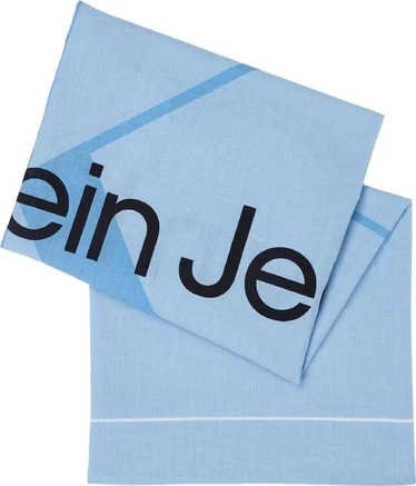 Šal svetlo modre barve Calvin Klein za ženske