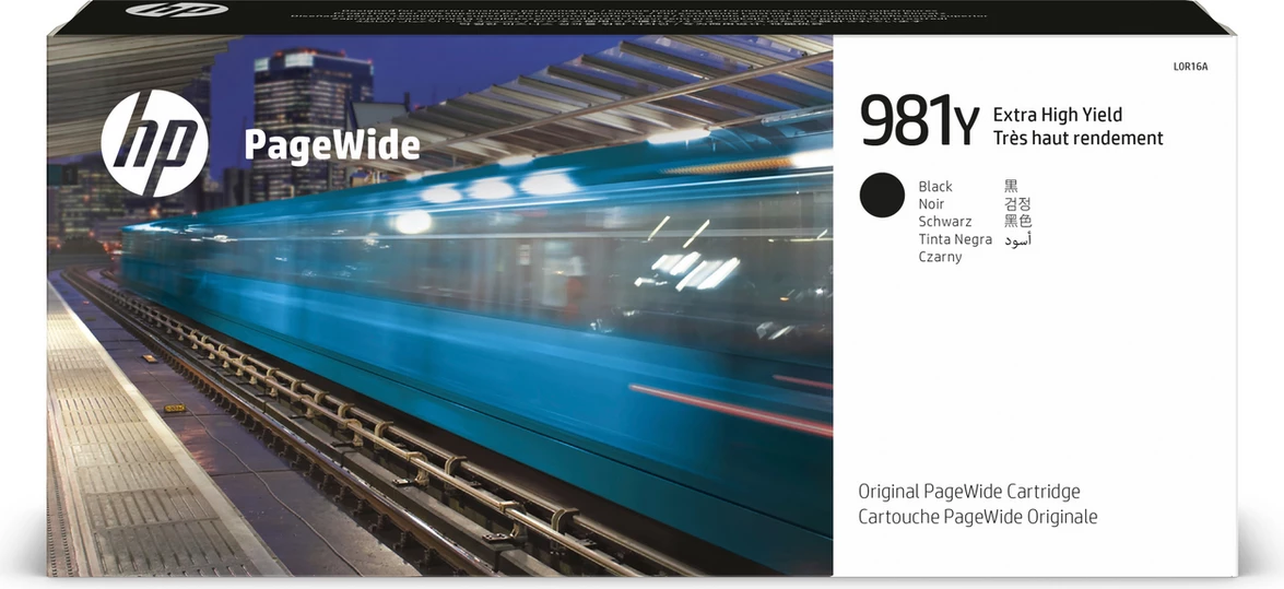 Črnilna kartuša HP PageWide 981Y L0R16A, XXL 345 ml, do 20.000 strani, črna