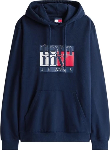 Pulover za moške Tommy Hilfiger Jeans, moder