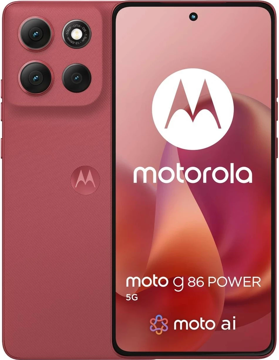 Pametni telefon Motorola Moto G86 5G, 12/256GB, Chrysanthemum (roza)