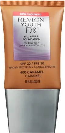 Tekoča podlaga z učinkom polnjenja in zamegljevanja REVLON Youth FX Fill + Blur, 400 Caramel, unisex, 30 ml