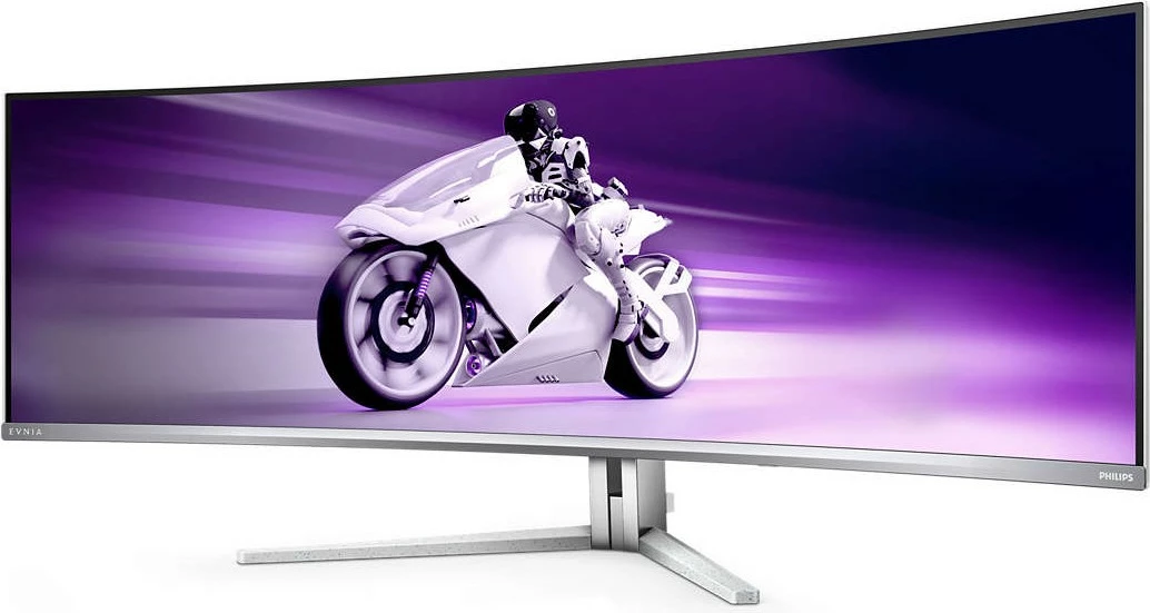 Ultraširok QD-OLED zaslon 49 inč, 5120x1440, 32:9, Ambilight, USB-C - Philips 49M2C8900, bel Ultraširok QD-OLED zaslon 49 inč, 5120x1440, 32:9, Ambilight, USB-C - Philips 49M2C8900, bel