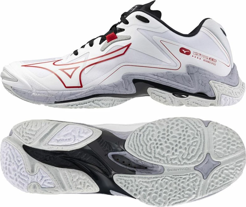 Superge za moške, Mizuno WAVE LIGHTNING Z8 M V1GA240096, bele