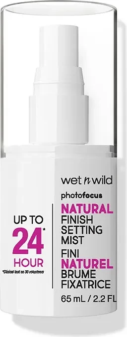Fiksirni sprej za ličila Wet N Wild Photofocus Natural Finish Setting Mist 1116100e, 65 ml
