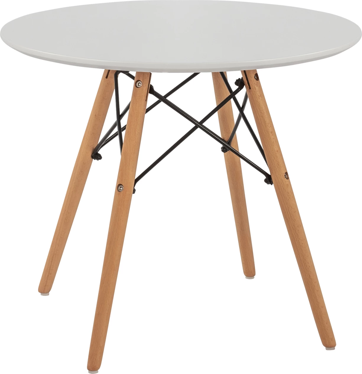 Minimalna otroška miza FH8451.01, okrogla, Φ60x51, bela