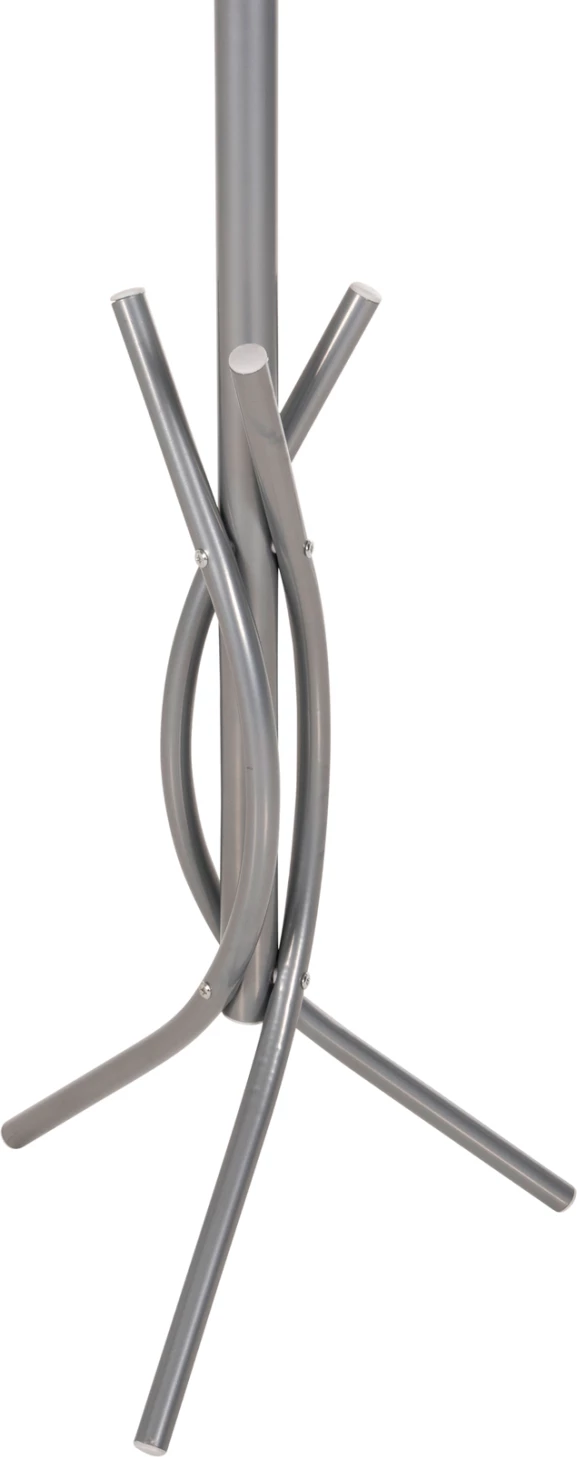 Samostoječi obešalnik FH9575.40 kovinski v srebrni barvi - 7 visečih položajev 41x41x176Hcm