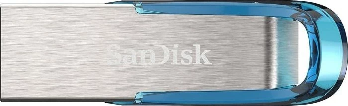 USB ključek 32 GB SanDisk Ultra Flair, USB Type-A, 3.2 Gen 1, modro-srebrn