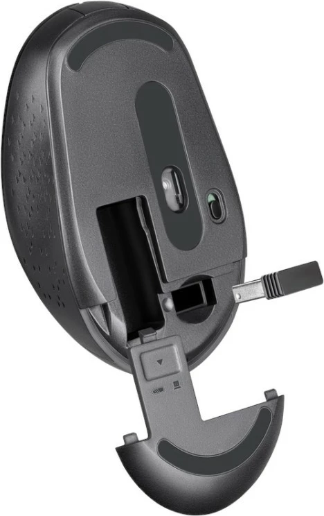 Brezžična miška Defender Auris MB-027, 800/1200/1600 DPI, črna