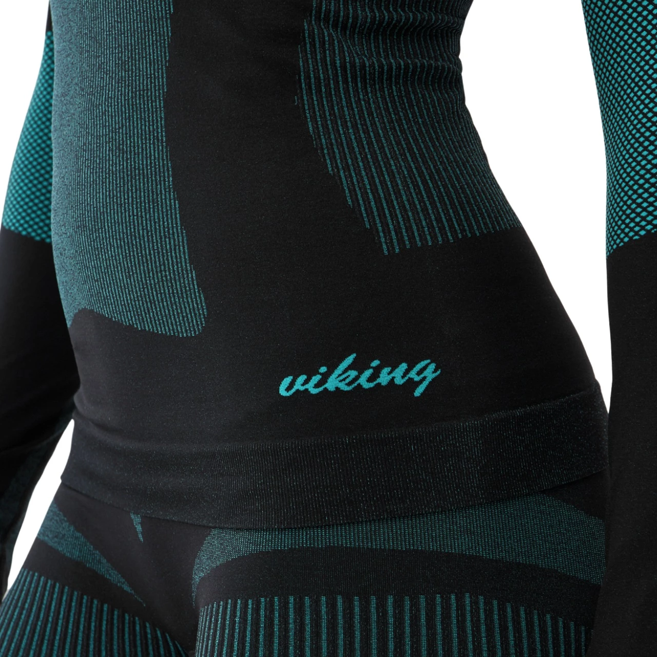 Termoaktivno spodnje perilo za ženske Viking, črno-zelena