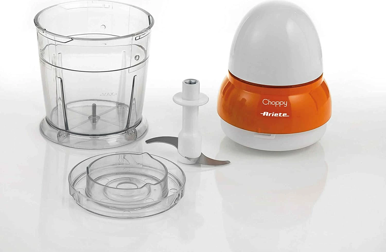 Kuhinjski sekljalnik Choppy 1836 Ariete, 250 ml, 160 W, bel/oranžen