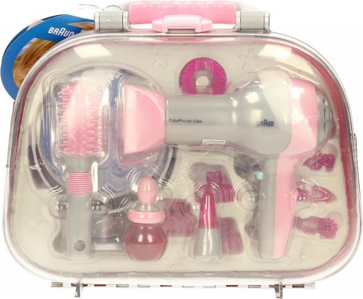 Set igrač brivca Klein Braun 5855, za deklice, roza/srebrna