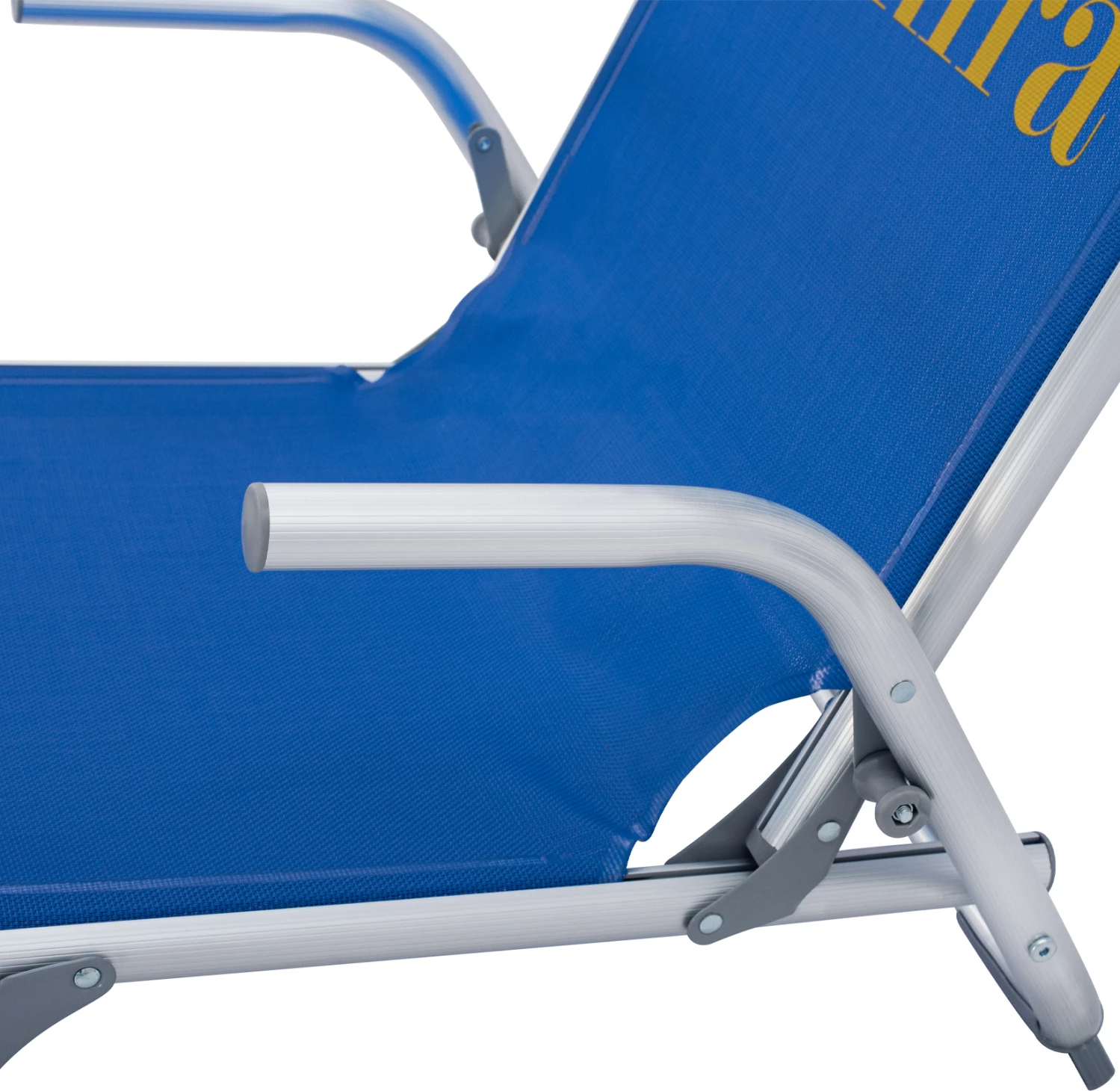 Stol za plažo FH5053.01 težki tip moder aluminij 56x70x66 cm