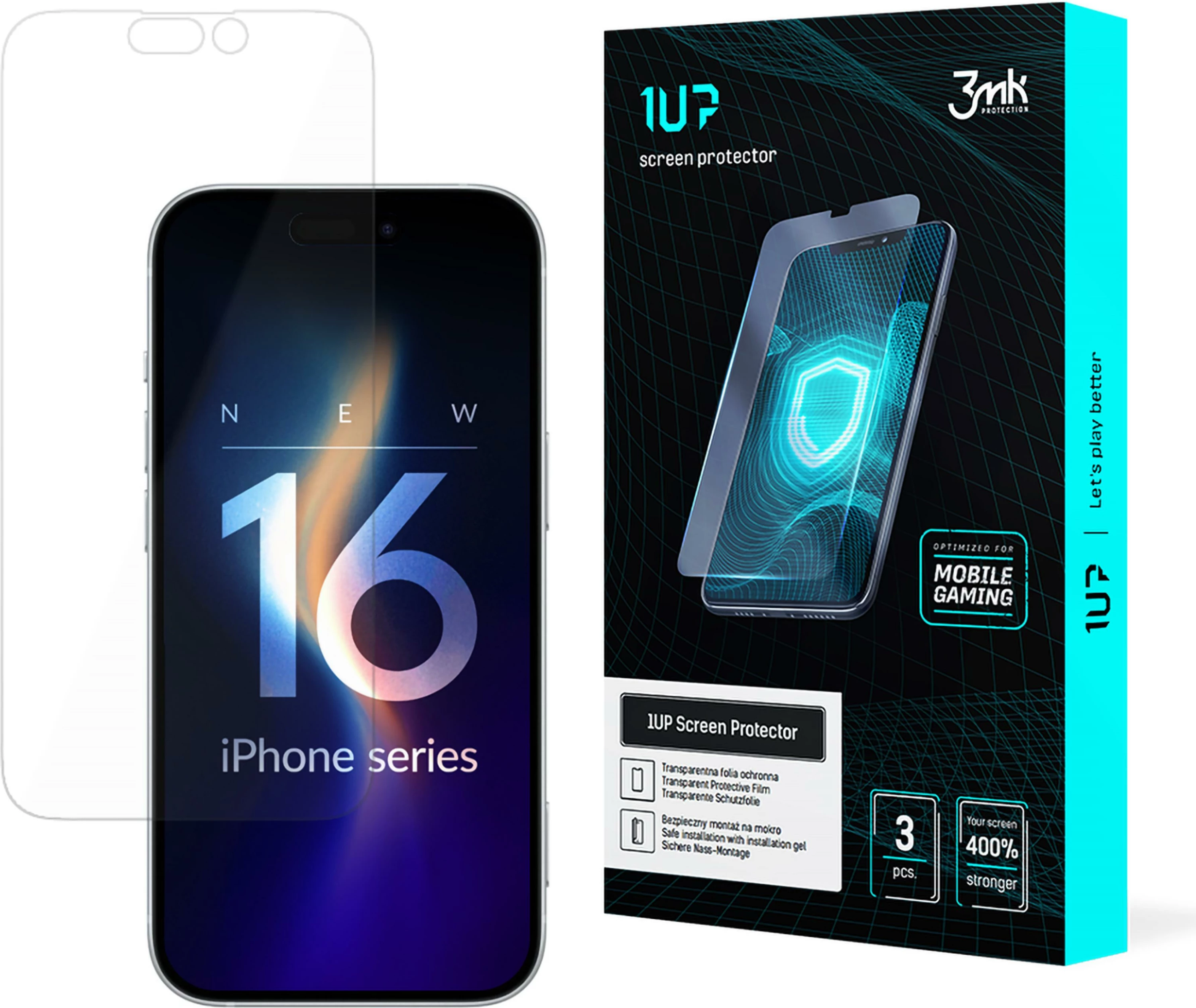 Zaščitna folija 3mk 1UP za iPhone 16 Plus