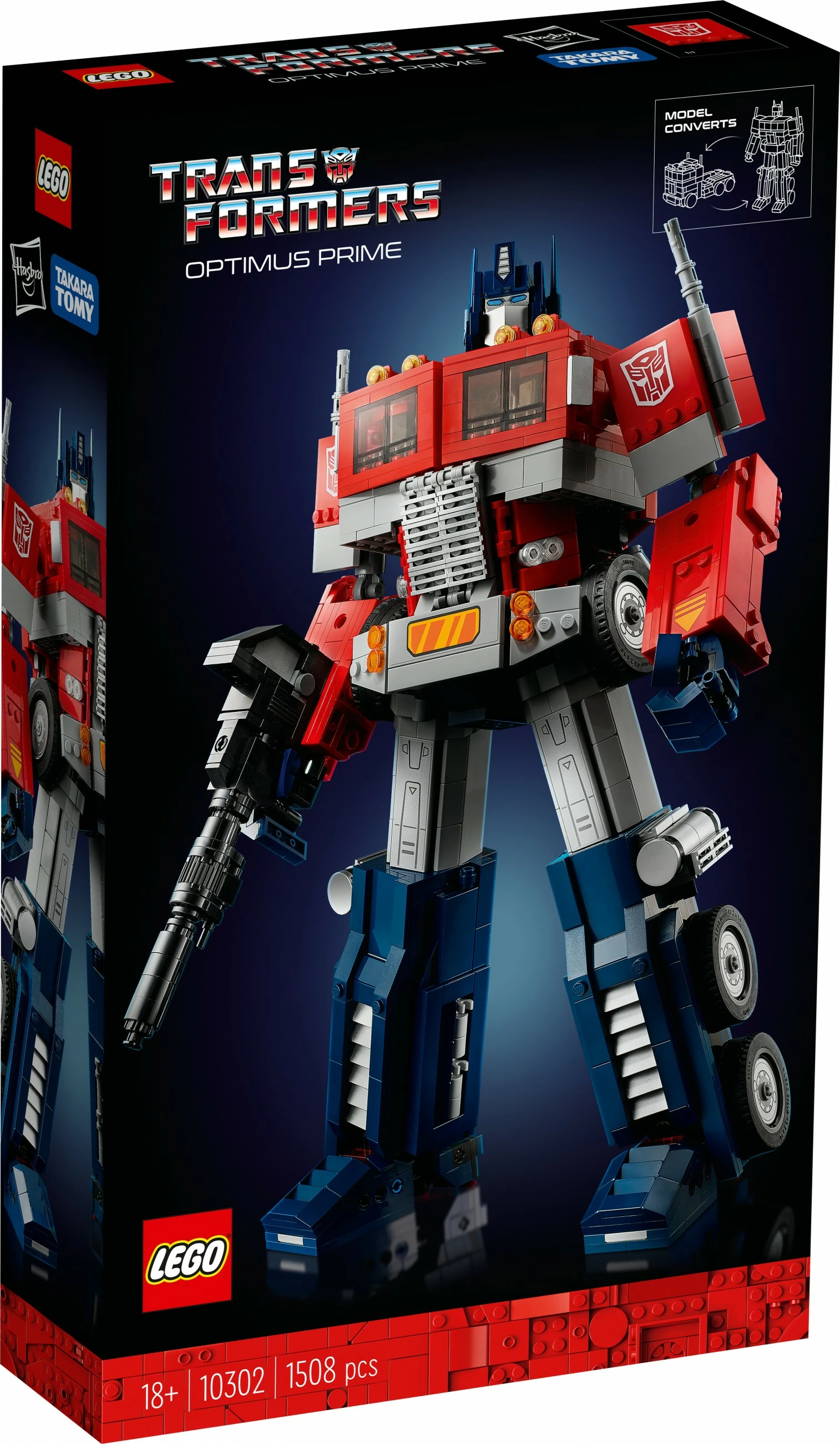 Set gradnje Optimus Prime, 1508 kosov, večbarven – LEGO ICONS