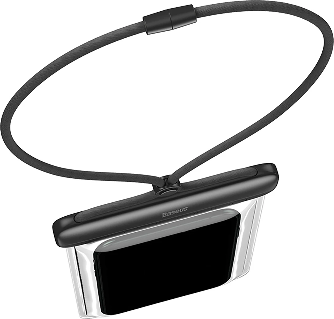 Vodoodporen ovitek za pametni telefon, Baseus AquaGlide BS-PC029, IPX8, s Slide Lock, črn