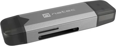 Bralnik kartic Natec Scarab 3, USB 3.1 Gen 1, USB A/C, črn