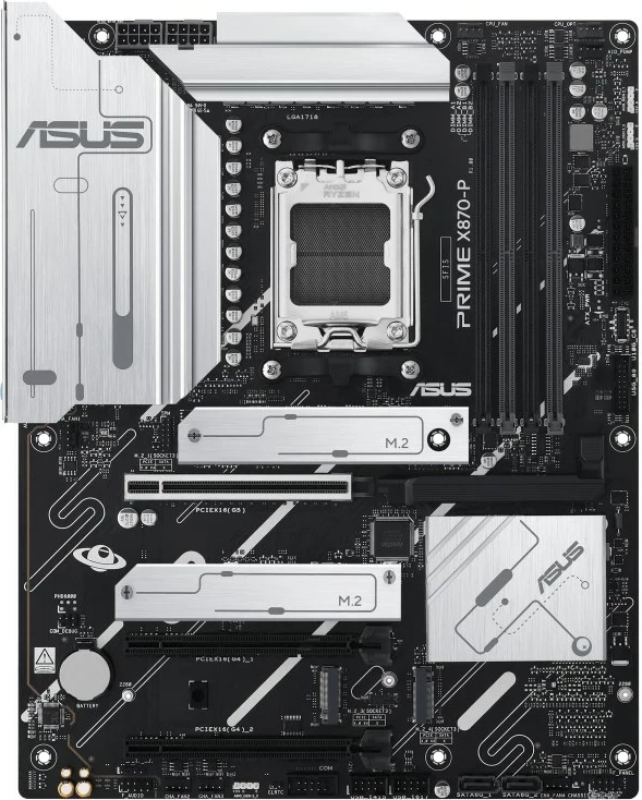 Plošča amë ASUS PRIME X870-P, Socket AM5, ATX, črna