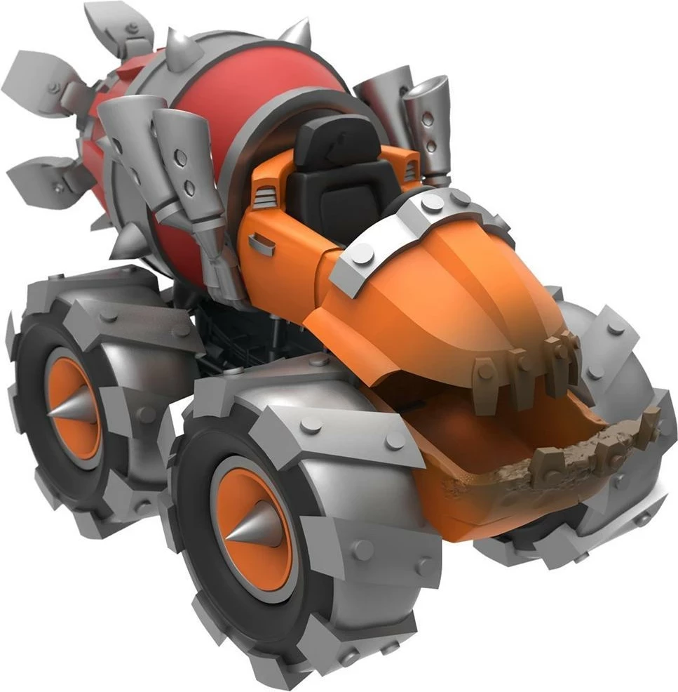 Dodatna igrača Skylanders SuperChargers Thump Truck, črno, sivo, oranžno, rdeče