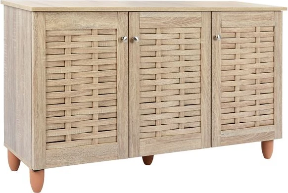 Lesena omarica za čevlje s 3 vrati FH2211.02 Sonama 114x34x68