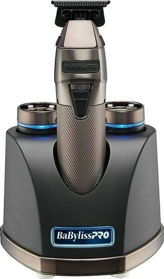 Profesionalna električna britvica za suho britje in striženje, Babyliss SNAP FX FX797E, kovinska, na baterijo, črna