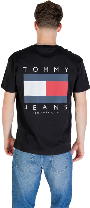 Majica za moške, črna, Tommy Hilfiger Jeans