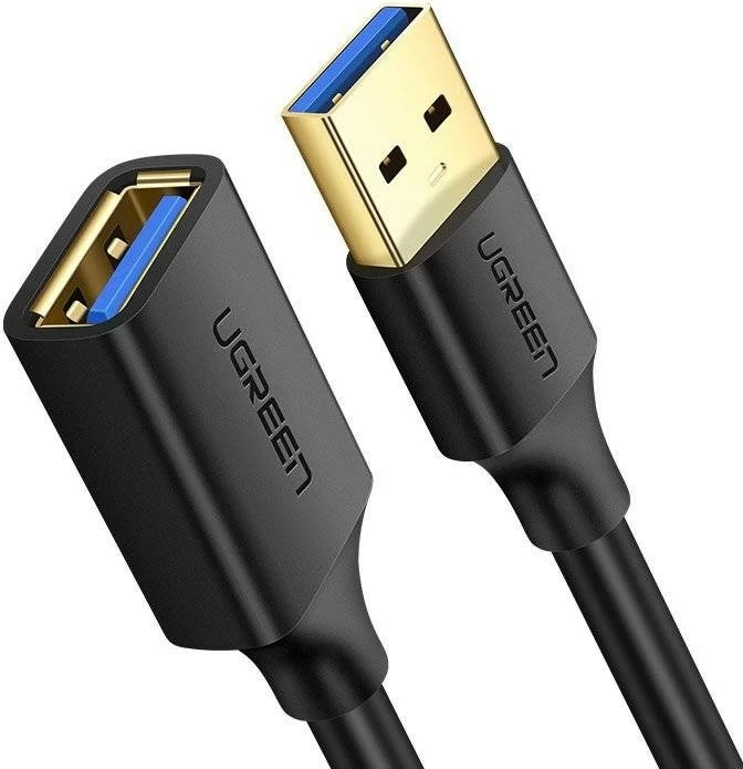 Podaljševalni USB 3.0 kabel 1 m, črn — UGREEN 10368B