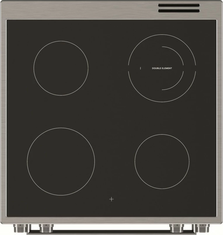 Indukcijski štedilnik s pečico Whirlpool WS68V8CCXT, 4 kuhališča, inox