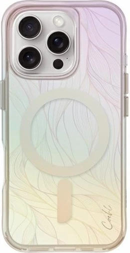 Zaščitni ovitek UNIQ Coehl Willow z magnetom za iPhone 16 Pro, iridescent