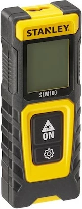 Laserjski daljinomer, 30 m, LCD, črno/rumen - Stanley SLM100