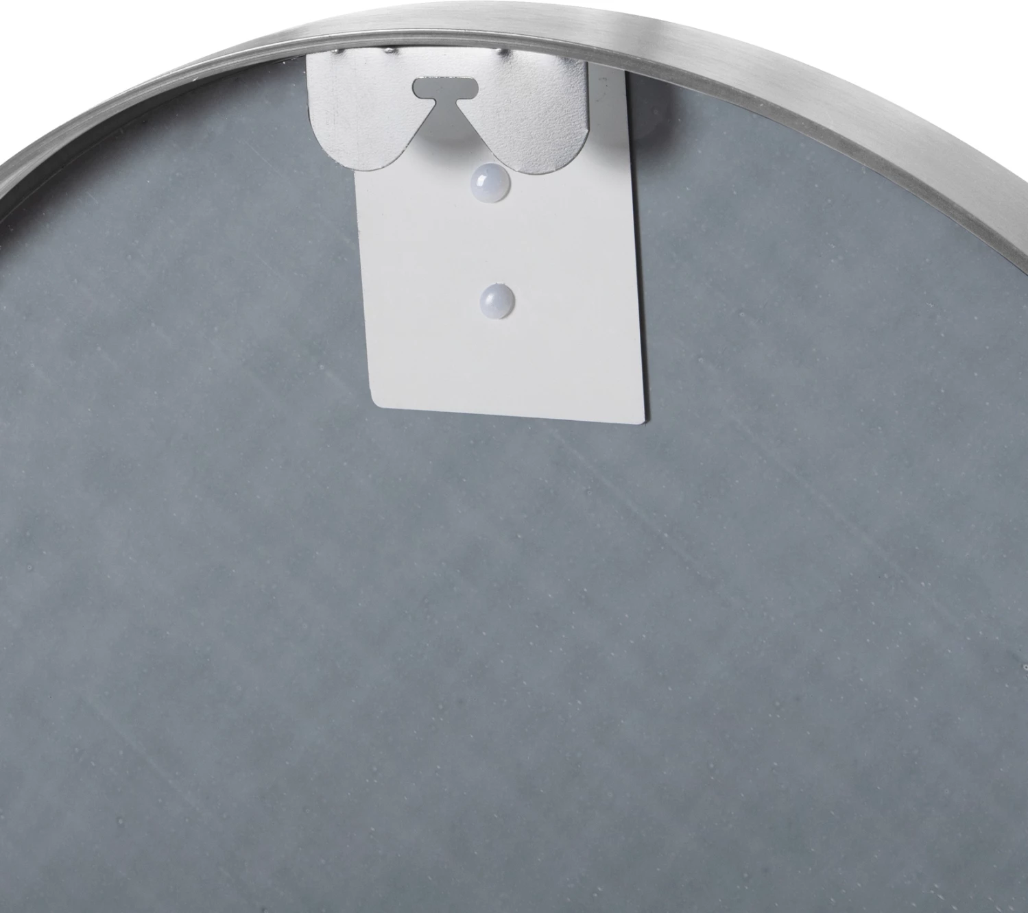 Okroglo stensko ogledalo FH9582.40 aluminijast okvir v srebrni barvi Φ50x3 cm