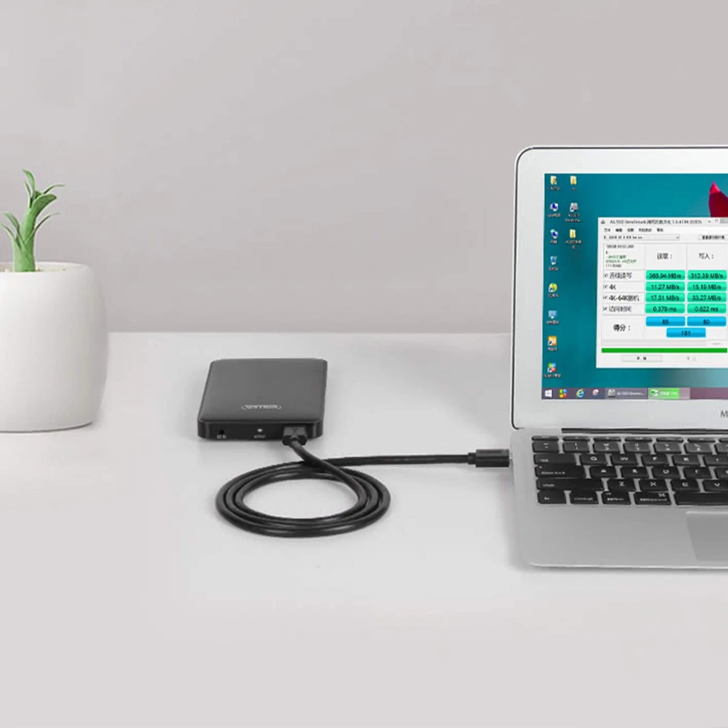 Kabel micro USB, 1,0 m, črn - Unitek