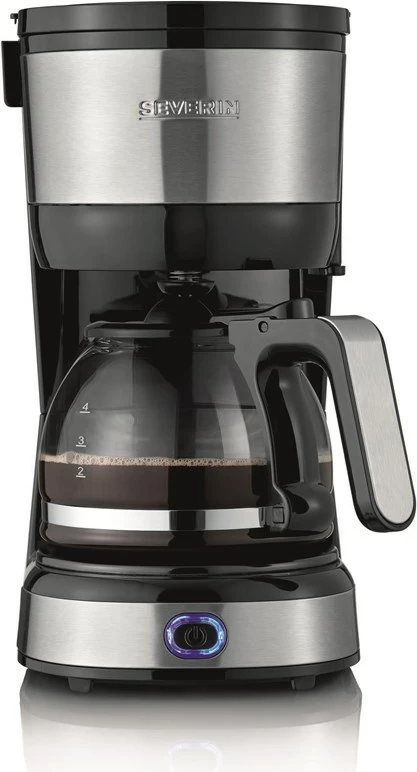 Kapalka za kavo, Severin KA 4808, drip, 4 skodelice, polavtomatska, črna Kapalka za kavo, Severin KA 4808, drip, 4 skodelice, polavtomatska, črna