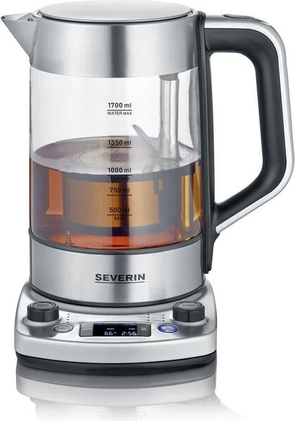 Električni grelnik vode Severin WK 3422, 1,7 L, 3000 W, inox Električni grelnik vode Severin WK 3422, 1,7 L, 3000 W, inox