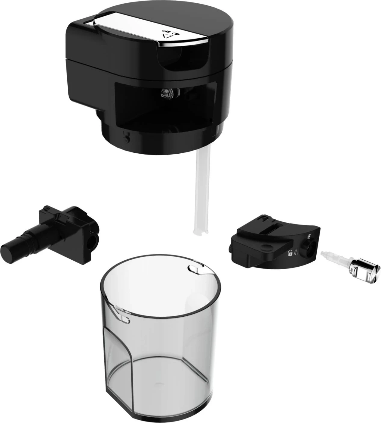 Avtomatski kavni aparat Krups EA819N Arabica Latte, črn