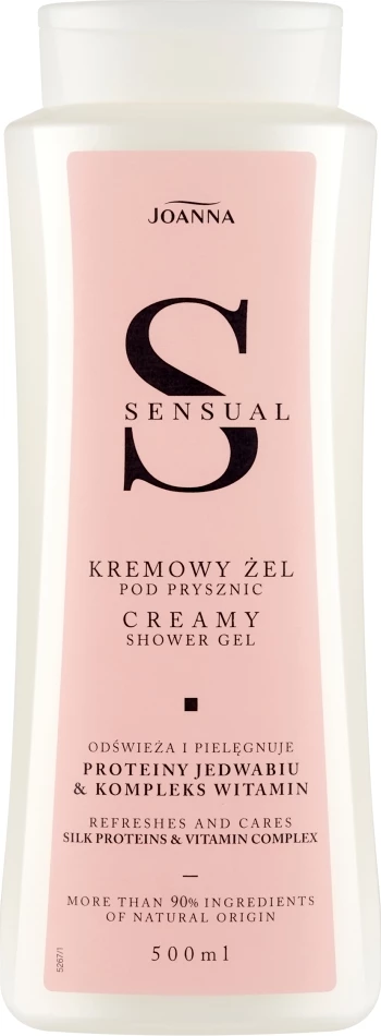 Negovalni gel za prhanje za ženske Sensual Joanna, 500 ml