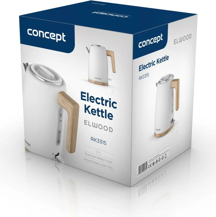 Električni ibrik 1,7 l Concept RK3315, bel Električni ibrik 1,7 l Concept RK3315, bel