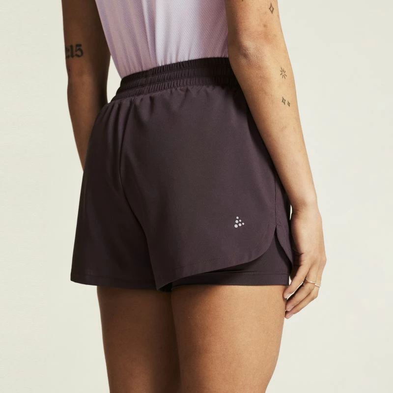 Kratke hlače za ženske Craft, vijolične