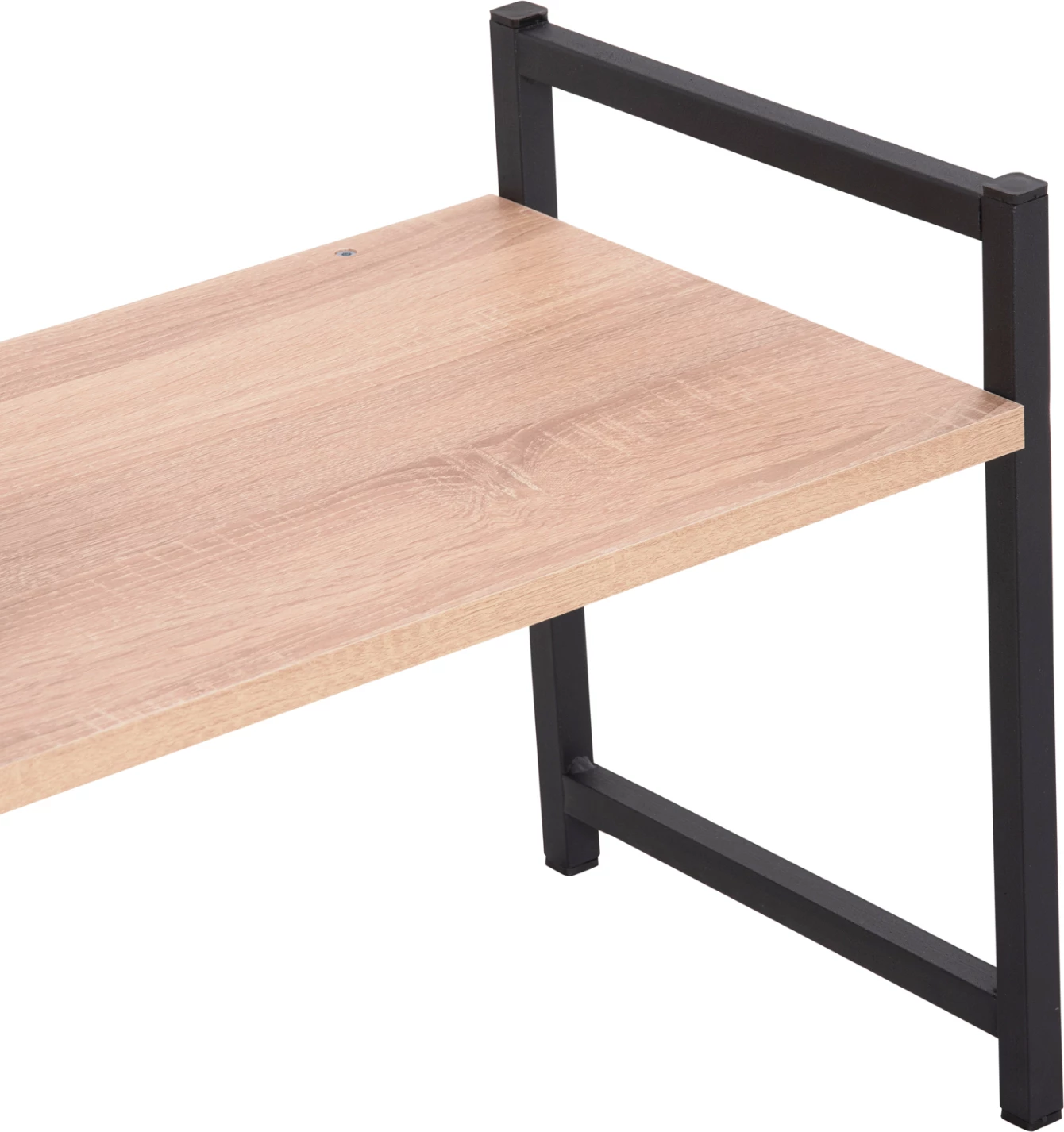 Kuhinjska organizacijska polica BECKO FH18219.03 melamin v sonoma-črni kovini 54.5x35x41Hcm