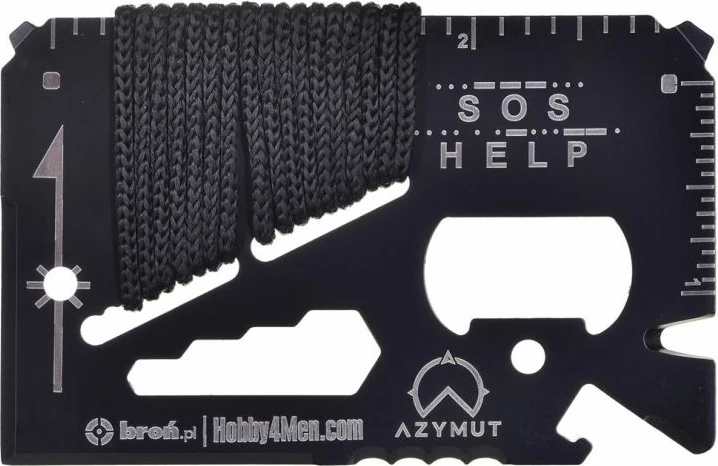 Multifunkcijska kartica Azymut, črna