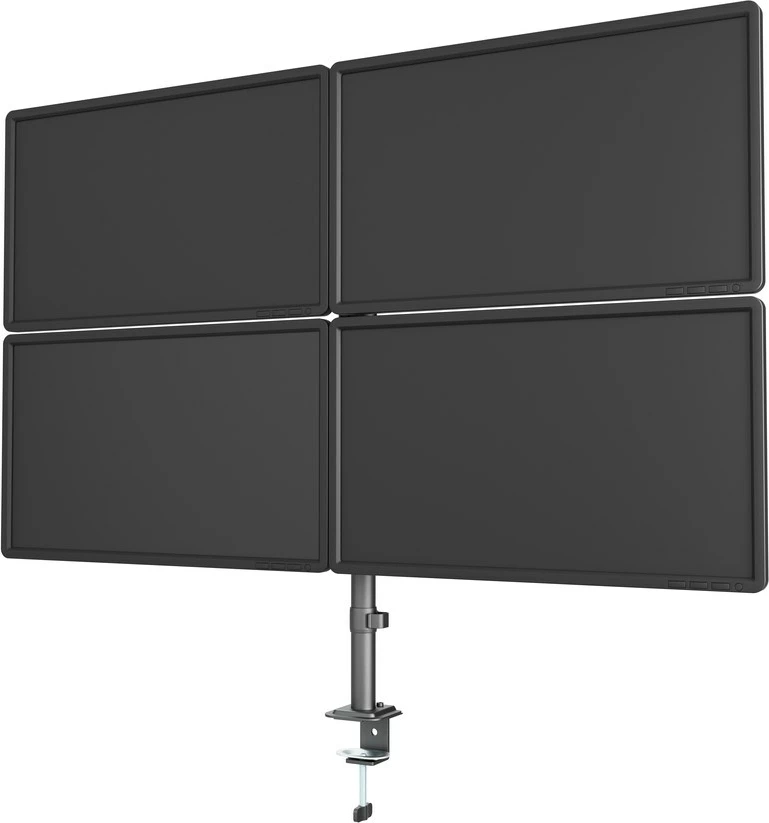 Namizni nosilec za 4 monitorje, 13–32", črn Gembird MA-D4-01